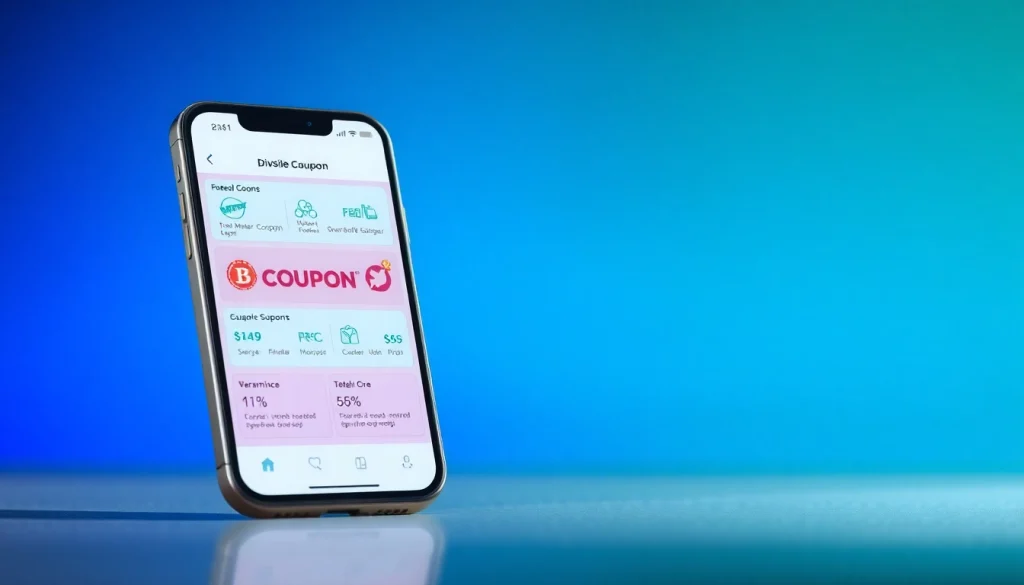 모바일쿠폰 다양한 옵션을 선보이는 디지털 쿠폰 인터페이스