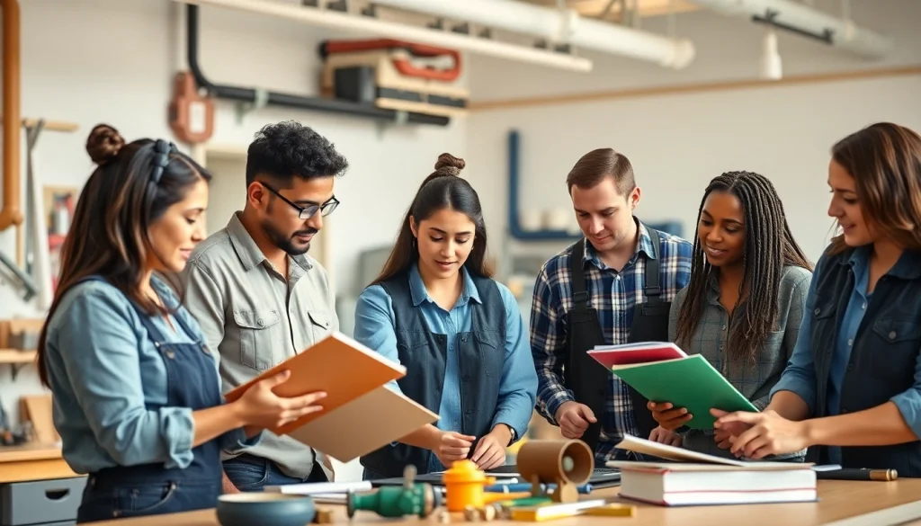 Students collaborating in trade schools oahu showcasing hands-on skills and focused learning.