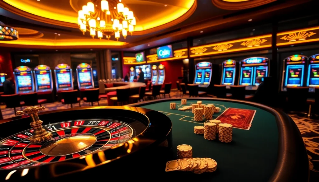Enjoy the thrilling experience of oxplay at a luxurious casino with engaging games and excitement.