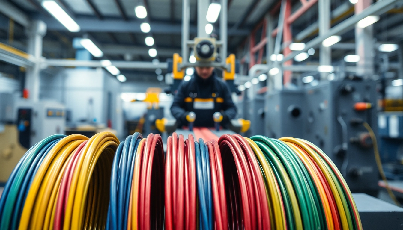 Wire Manufacturer producing high-quality wire on an advanced production line.