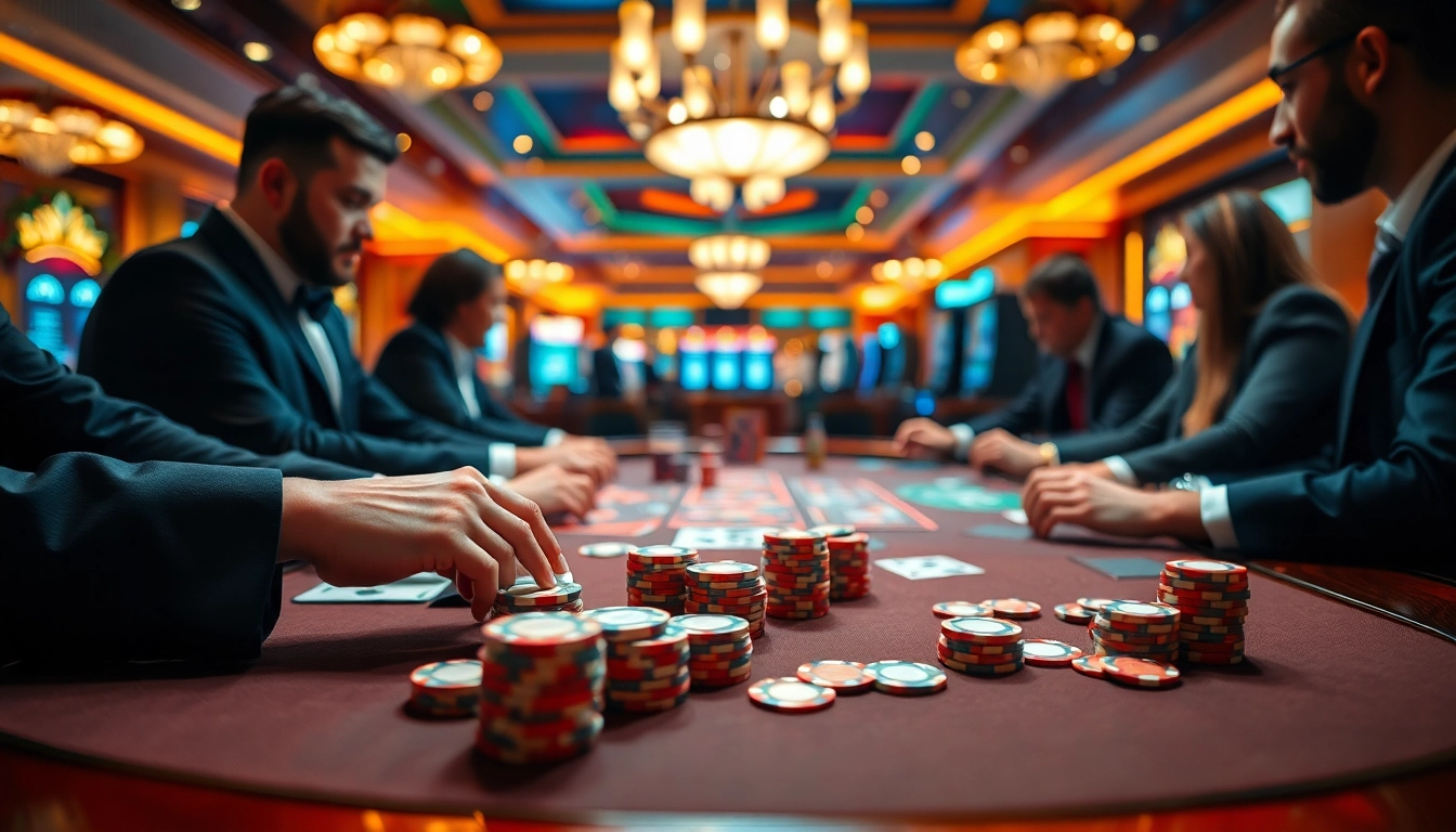 Rasakan keseruan igamble247 di meja poker dengan pemain yang antusias.