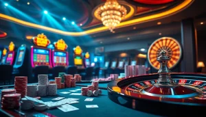 Experience the thrill of winning at https://uu88ae.com/ with vibrant casino tables, cards, and dynamic gaming elements.