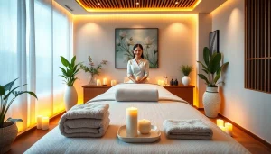 편안한 분위기와 차분한 인테리어로 휴식을 제공하는 수원마사지 치료실