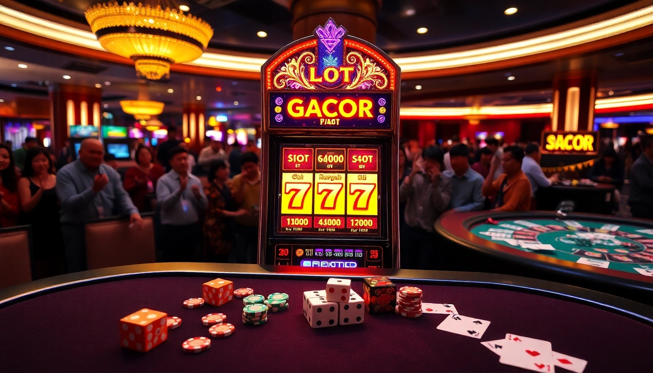 Experience thrilling wins at Slot Gacor 777 with vibrant casino games and jackpot excitement.