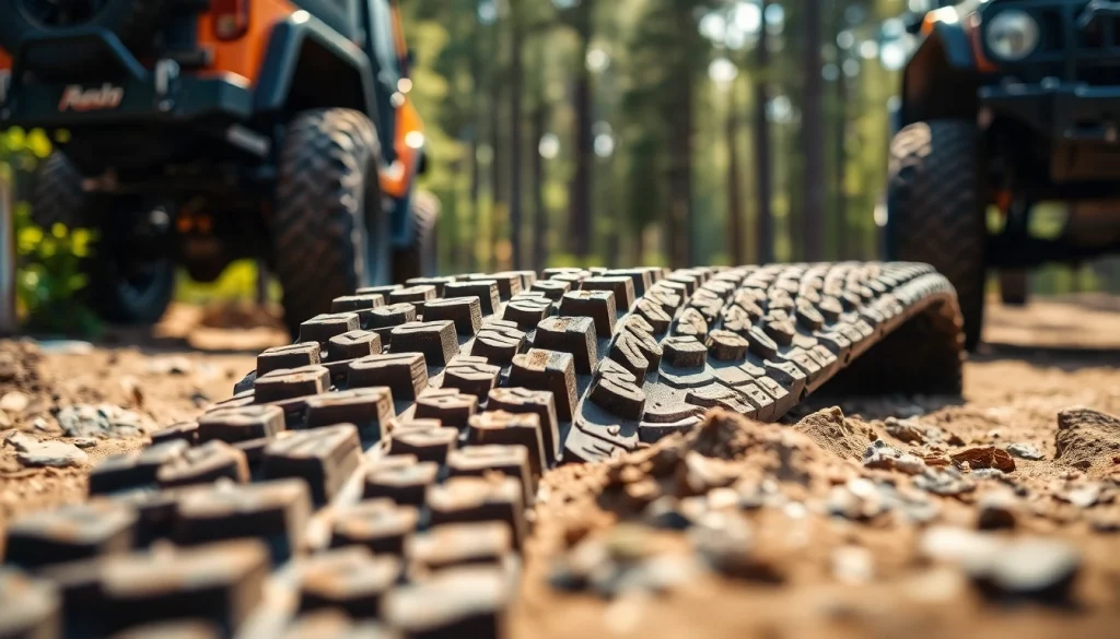 Recovery Tracks displaying durability and grip in an outdoor setting for off-road enthusiasts.
