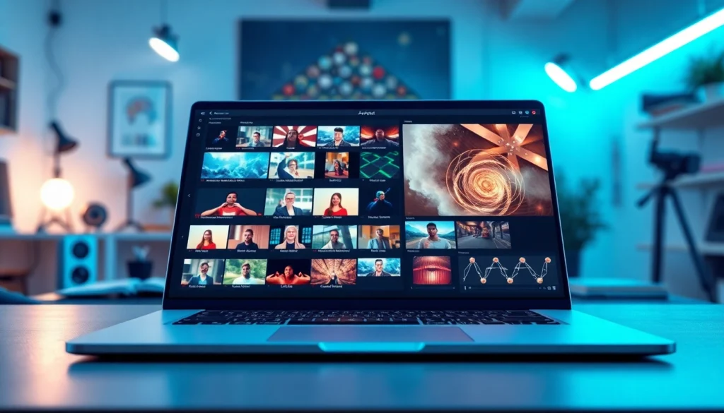 video to prompt ai generator interface analyzing video clips with modern design elements