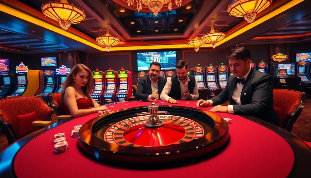Vivez l'excitation au meilleur casino en ligne avec une roulette vibrante et des jeux de poker engageants.