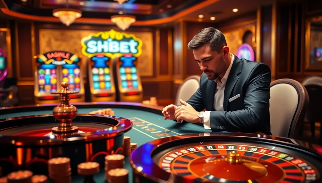 Experience the excitement of SHBET with vibrant casino games and engaging interactions.