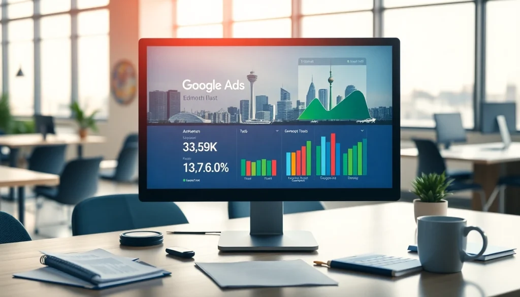 Boost your performance with google ads edmonton in a modern workspace with insightful analytics.