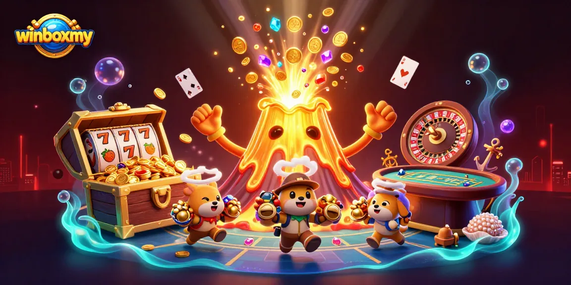 Winboxmy offers thrilling online gaming experiences with an exciting eruption of casino treasures and games.